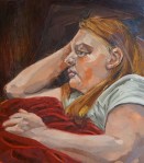 Image of painting: Peta Thurling. Aspect, 2017. Oil on board, 40x35cm.