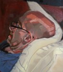 Image of painting: Peta Thurling. Pillowpad, 2017. Oil on board, 40x35cm.