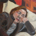 Image of painting: Peta Thurling. Midnight FFS, 2017. Oil on board, 15x15cm.